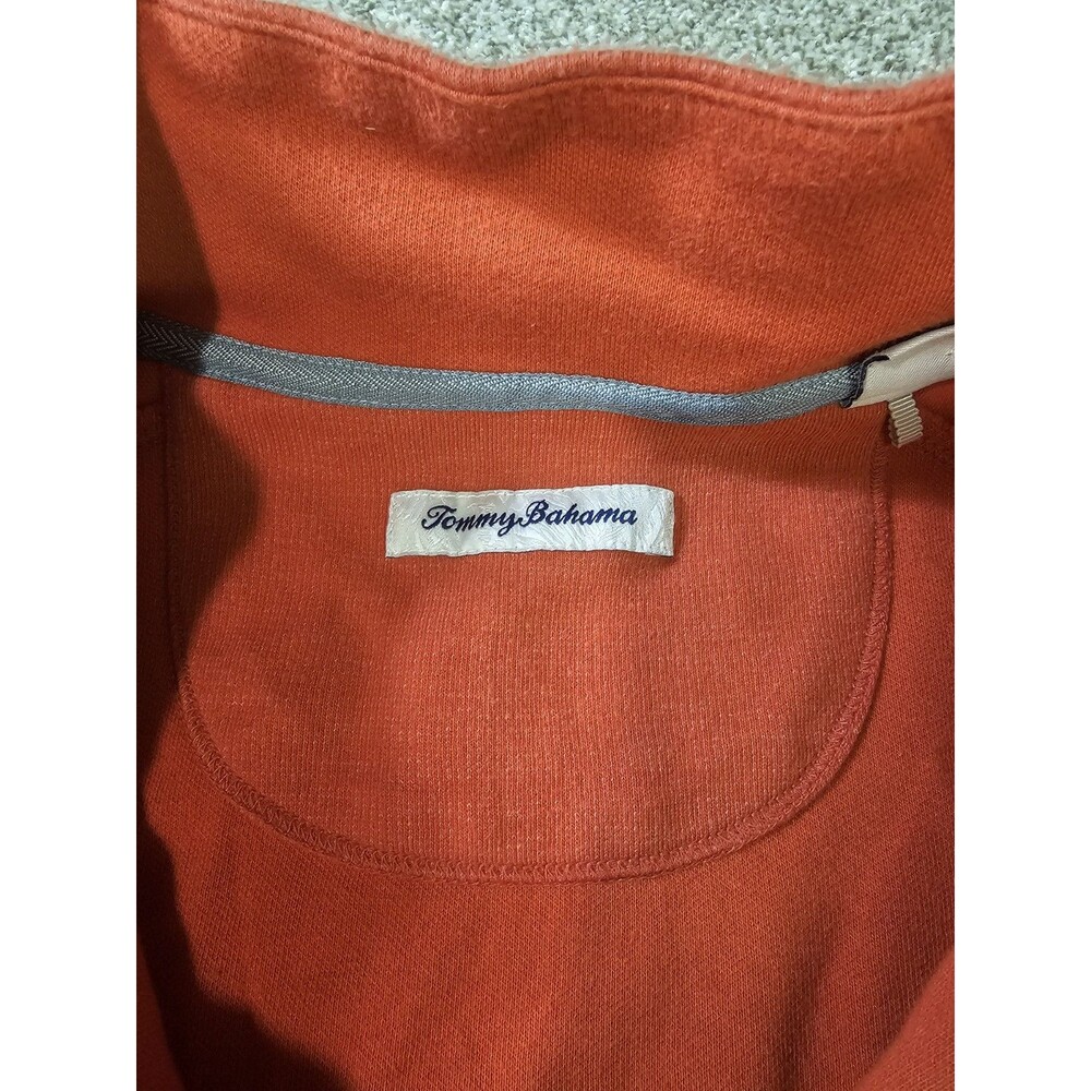Tommy Bahama Sweatshirt Adult Large 1/4 Zip‎ Relax Marlin Fish Sweater Mens - Picture 10 of 12